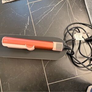 Dyson Airstrait Hair Straightener in Metallic Red and Rose Gold